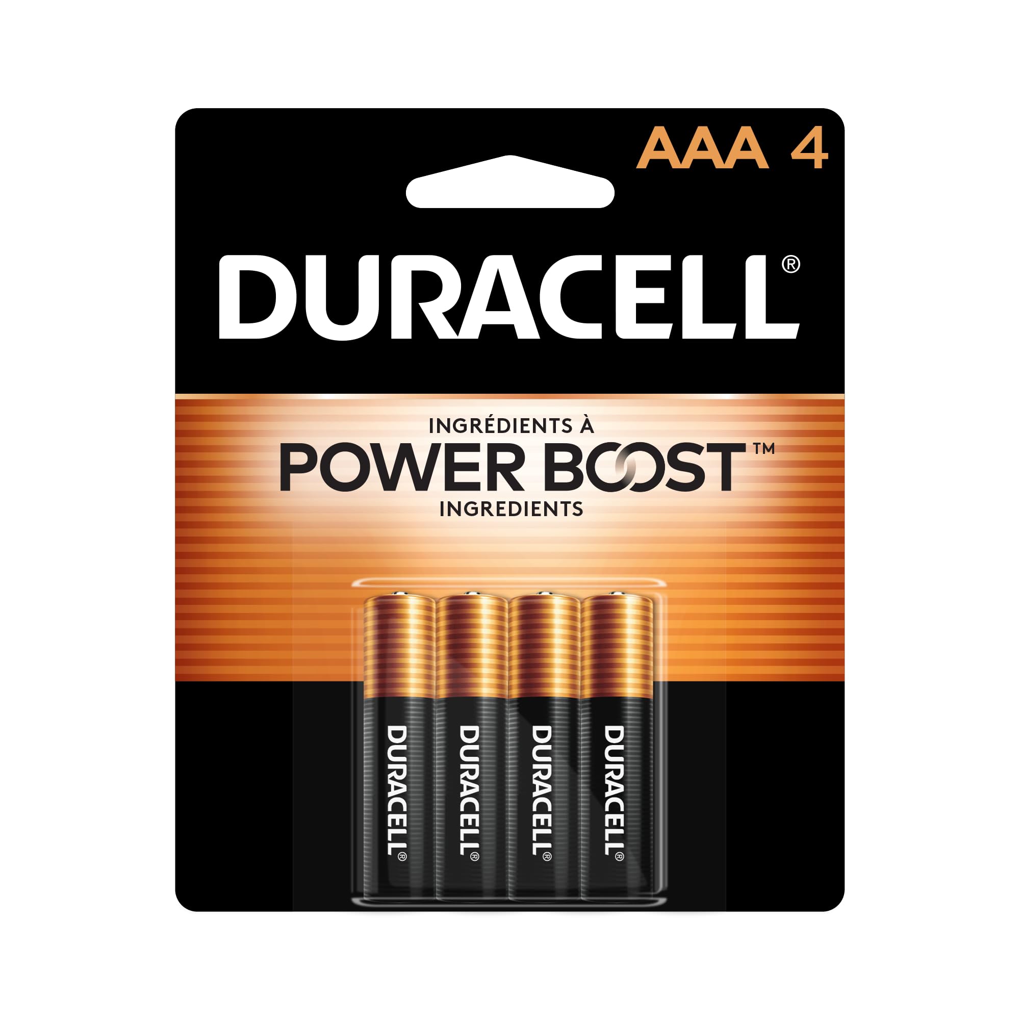 Duracell Coppertop AAA Alkaline Batteries 4T 18ct