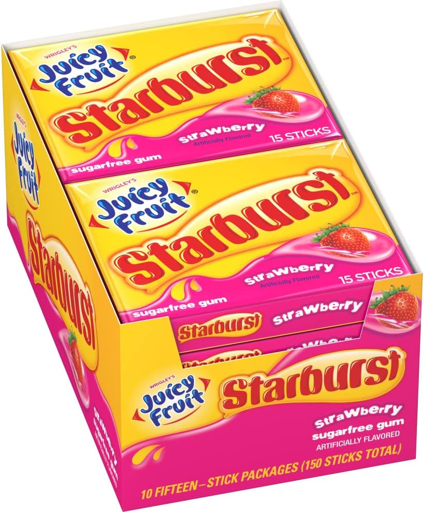 Juicy Starburst Strawberry 10ct