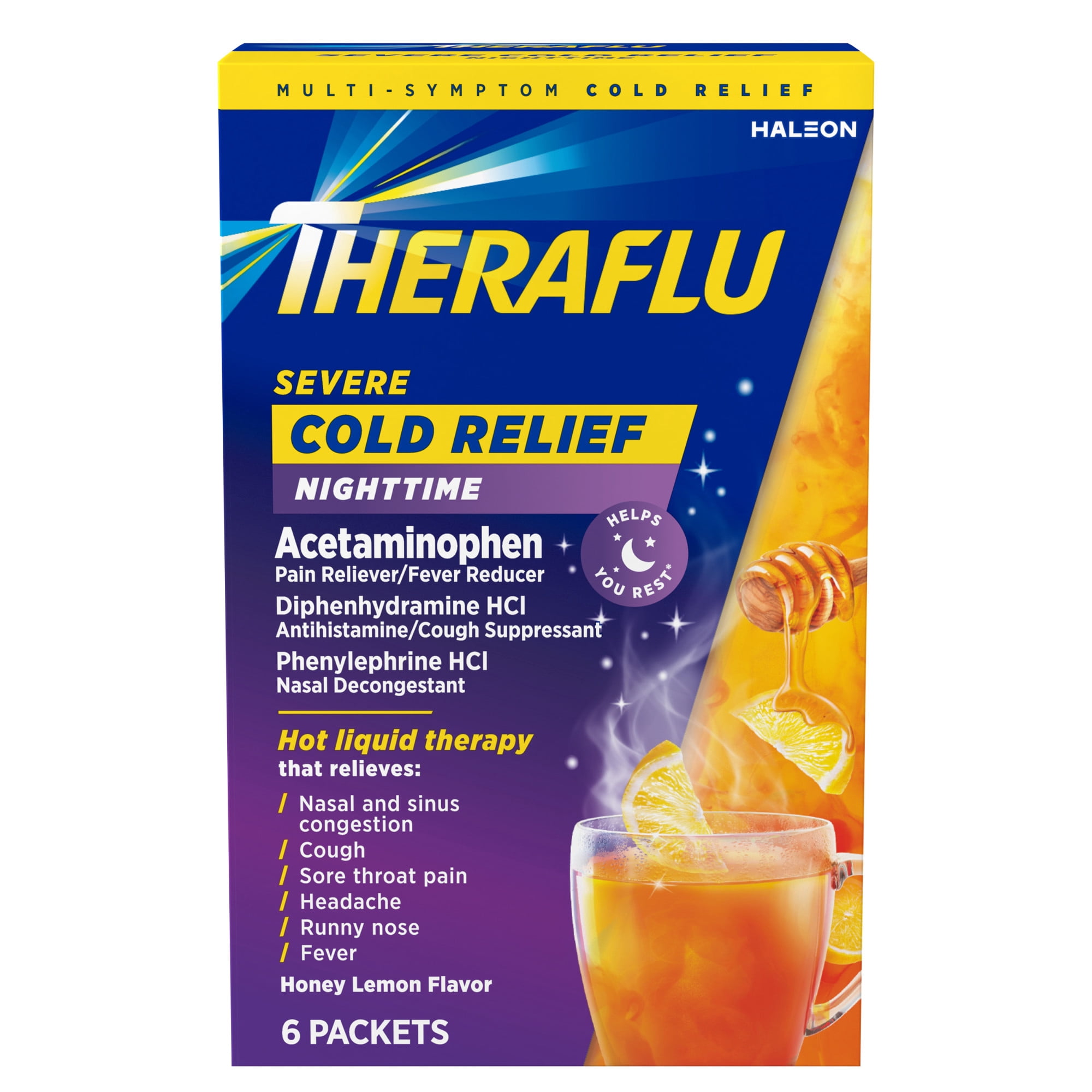 Theraflu Hny Lemon 6T 6ct