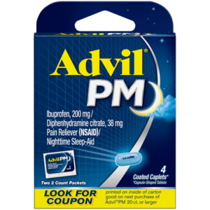 Advil PM Coated Caplets 4T 6ct