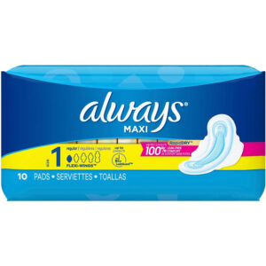Always Maxi Pads Regular 10T 6ct