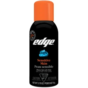 Edge Sensitive Skin Shave Gel for Men with Aloe 2.75 6ct