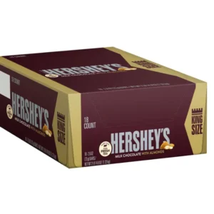 Hershey's Milk Chocolate with Almonds King Size 2.6oz 18ct