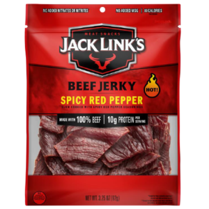 Jack Link Spicy Red Pepper Jerky 3.25oz 8ct