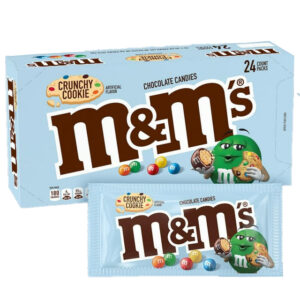 M&M's Chocolate Candy Crunchy Cookie 1.35oz 24ct