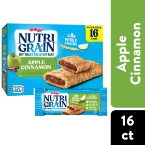 Nutri-Grain Apple Cinnamon Chewy Soft Baked Breakfast Bars 16ct