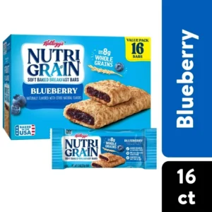 Nutri-Grain Blueberry Chewy Soft Baked Breakfast Bars 16ct