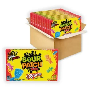Sour Patch Kids Extreme Soft & Chewy Gummy Candy 3.5oz 12ct