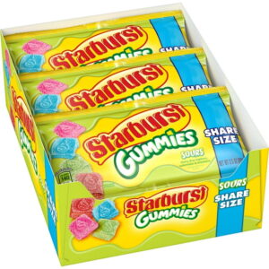 Starburst Sour Gummies Candy 3.5oz 15ct