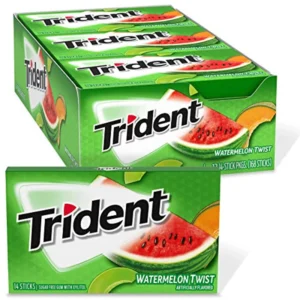 Trident Watermelon Twist Sugar Free Gum 14T 12ct
