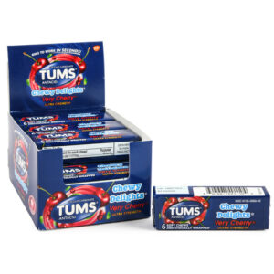 Tums Chewy Cherry Flavor 12ct