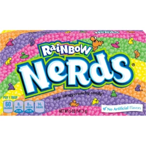 Wonka Rainbow Nerds On the Go Concession Candy Box 5oz 12ct