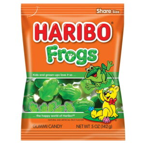 Haribo Gummi Candy Frogs 5oz 12ct