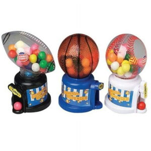 Kidsmania Dubble Bubble Assorted Hot Sports Gum Ball Dispenser 12ct