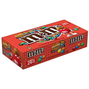 M&Ms Peanut Butter Chocolate Candy Singles Size 24ct