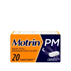 Motrin PM Caplets 200 mg Ibuprofen & 38 mg Sleep Aid 20T 6ct