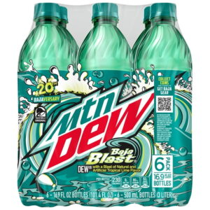 Mountain Dew Baja Blast Tropical Lime & Citrus Soda Pop