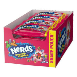Nerds Gummy Clusters Candy Rainbow 3oz 12ct