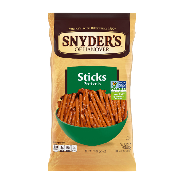 Snyder's Sticks Pretzels 9z 6ct
