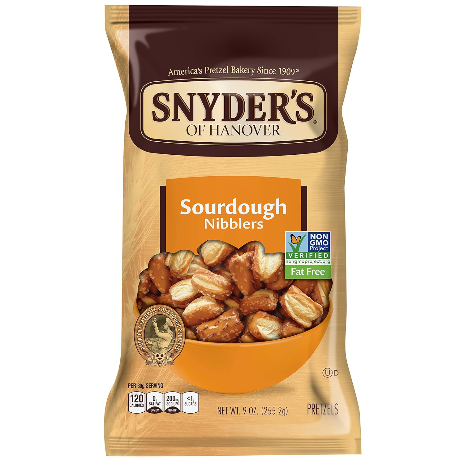 Snyder's of Hanover Pretzels, Sourdough Nibblers, 9 oz