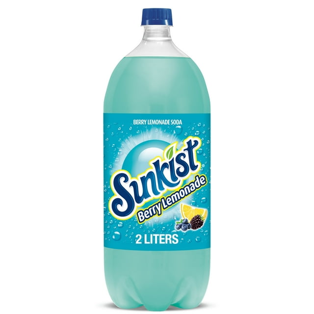 Sunkist Caffeine Free Berry Lemonade Soda Pop